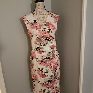NWT Floral Wrap Dress